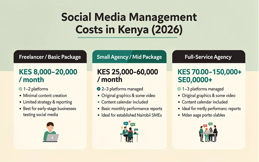 Social Media Management Costs in Kenya (2026)